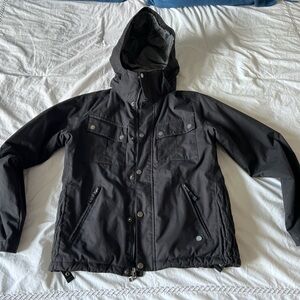 Burton Black Hooded Ski Jacket